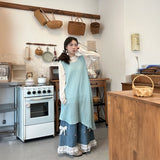 エンドフリルレースリボンデニム