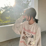 ピンクキャットスウェット