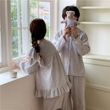 スモーキーストライプカップルルームウェ