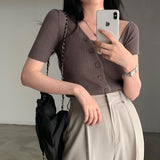 アシンメトリーリブニット