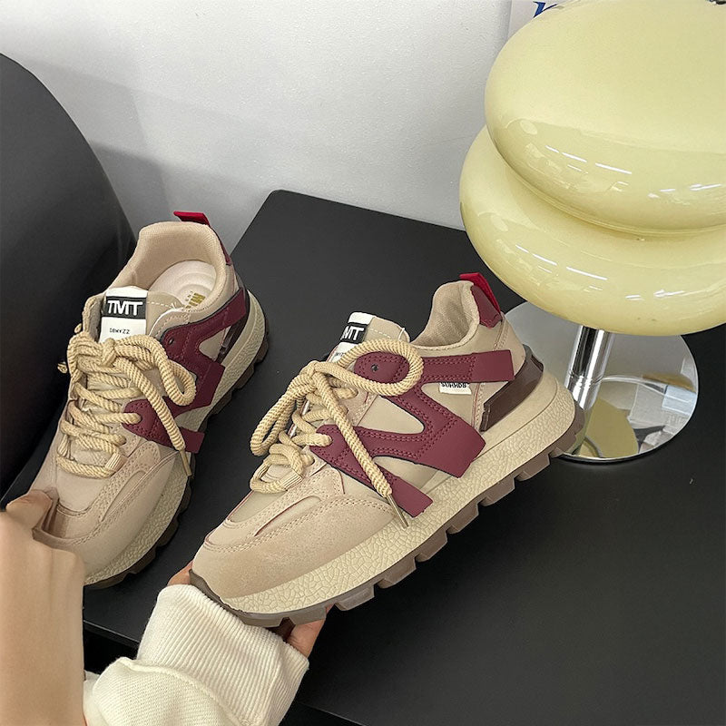 サイドコントラストスニーカー