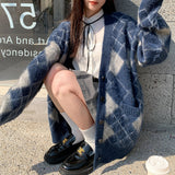 ファーアーガイルカーディガン