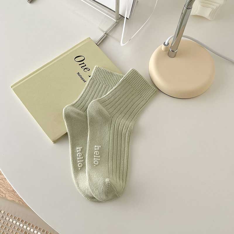 パステルミントリブソックス