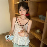 ドットペプラムキャミソール