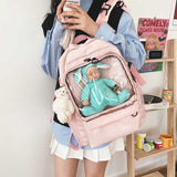 クリアポケットボックスリュック