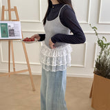 ティアードデザインフリルレイヤードスカート