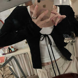 ルーズリボンリブカーディガン