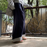 裏地ストライプカラーパンツ