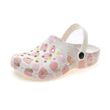 ボタニカルパターンラバーサンダル