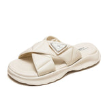 ラバーキルトフラットサンダル