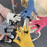 ミニリボンカラー手袋