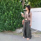 スルーレースアンニュイカーディガン