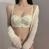 小胸フィットノスタルジックブラ&ショーツSET