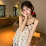 ドットペプラムキャミソール