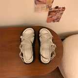 スキニーストラップサンダル