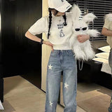 バニーロゴ半袖ニット