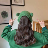 カエルニットイヤーマフ