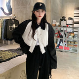 バイカラーバックポイントブルゾン