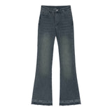 スモーキーフレアカットオフデニム