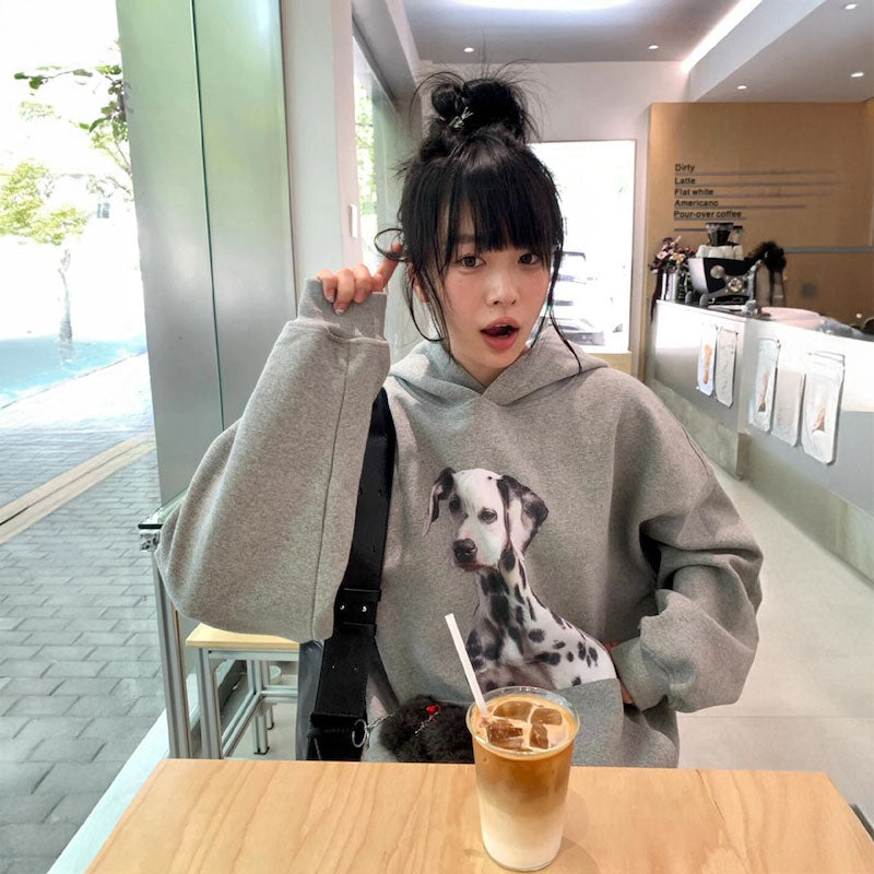 ダルメシアンプリントスウェット