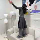 エンドフリルリブパンツ