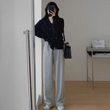 ダブルボタンルーズカーディガン