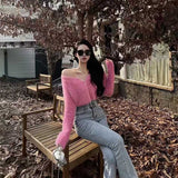 クロップドシャギージップカーディガン