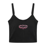 カップ付きロゴタンクトップ