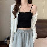 シャーリングギャザーキャミソール