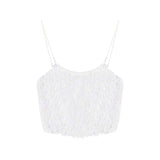 クリスタルストラップシャギーキャミソール