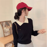 バイカラーポロニット