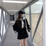 ストライプジャージ&スカートSET