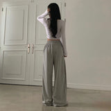 ワイドタックスウェットパンツ