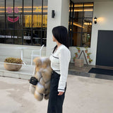 ツーボタンスリムフィットデニム