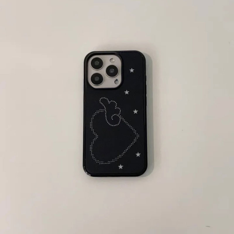 ブラックエンジェルハートiPhoneケース