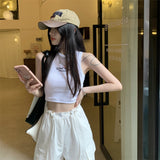 クロップドロゴタンクトップ