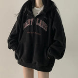 アメリカンハーフジップスウェット