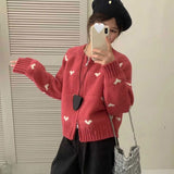 ホリデーハートフルジップニット