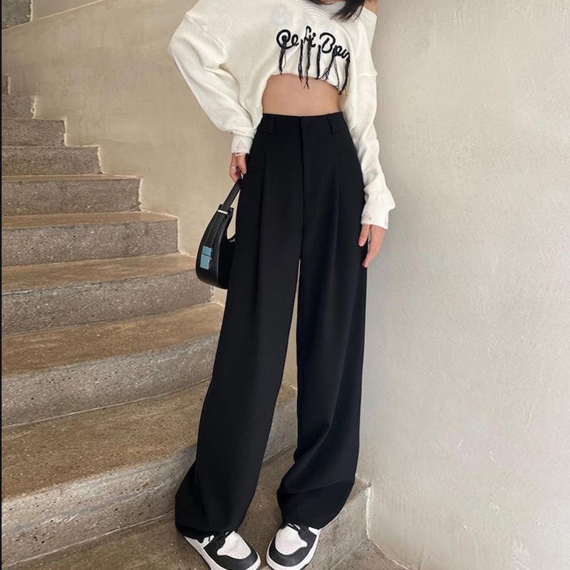 シームレススムースタックパンツ