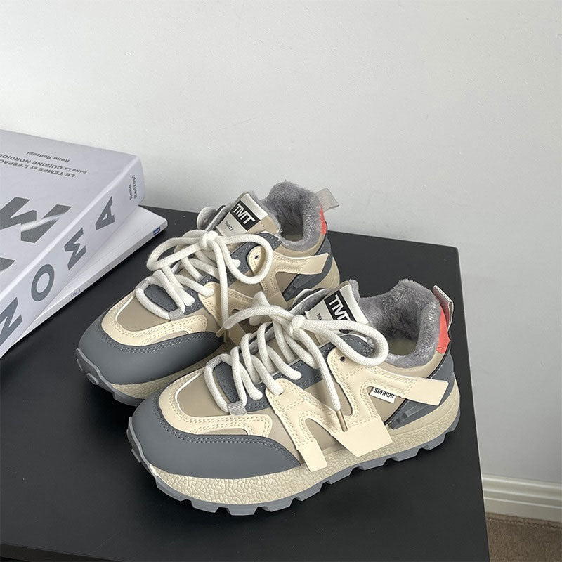 サイドコントラストスニーカー