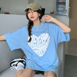 ハートグラフィックTシャツ