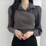 アシンメトリーレイヤードトップス