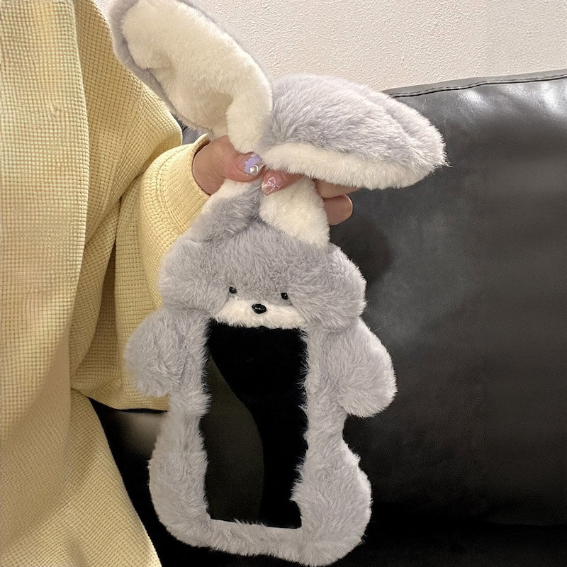 【iPhone17対応】うさぎぬいぐるみiPhoneケース