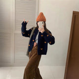 ホリデーハートフルジップニット