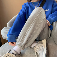 裏起毛スリムウォームスウェットパンツ