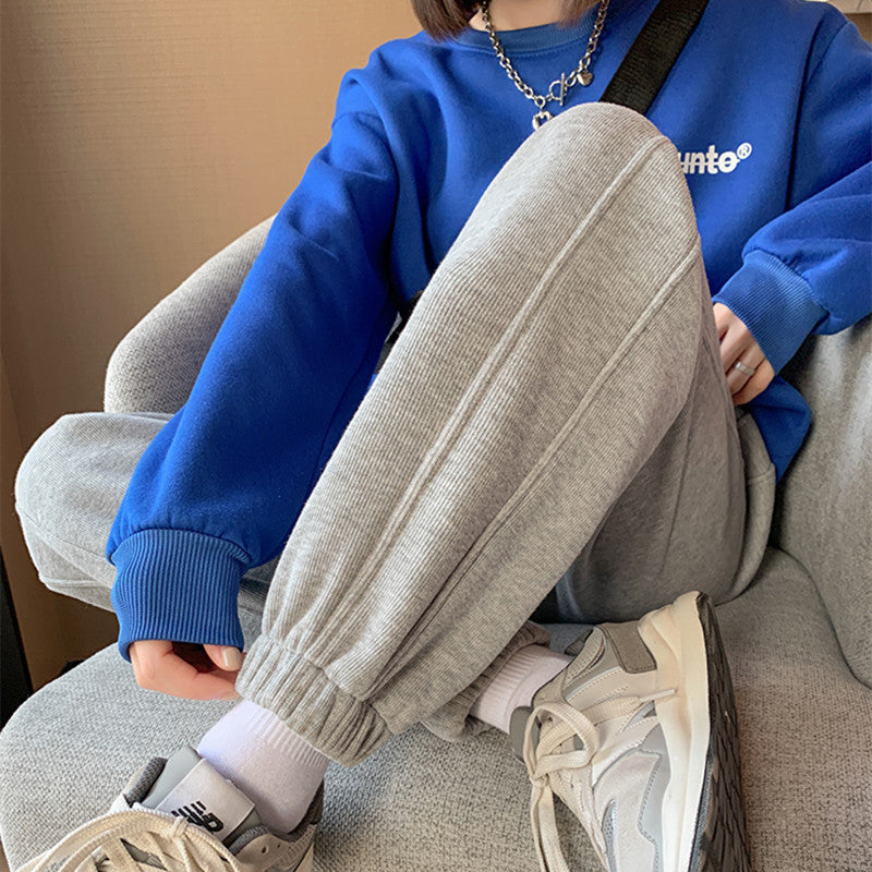 裏起毛スリムウォームスウェットパンツ