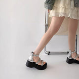 フラワービジューベルトサンダル