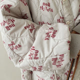 アメリカンロゴキルティングコート