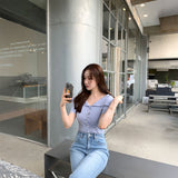 2wayセーラーラペルリブトップス