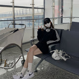 ストライプジャージ&スカートSET